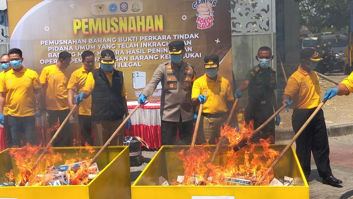 Pemusnahan Barang Bukti